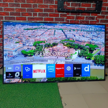SAMSUNG 75 Inch UE75JU6400 Series 6 Smart 4K UHD HDR TV (Bluetooth, WiFi, Screen Mirroring) - UK Used