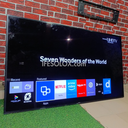 SAMSUNG 75 Inch UE75JU6400 Series 6 Smart 4K UHD HDR TV (Bluetooth, WiFi, Screen Mirroring) - UK Used