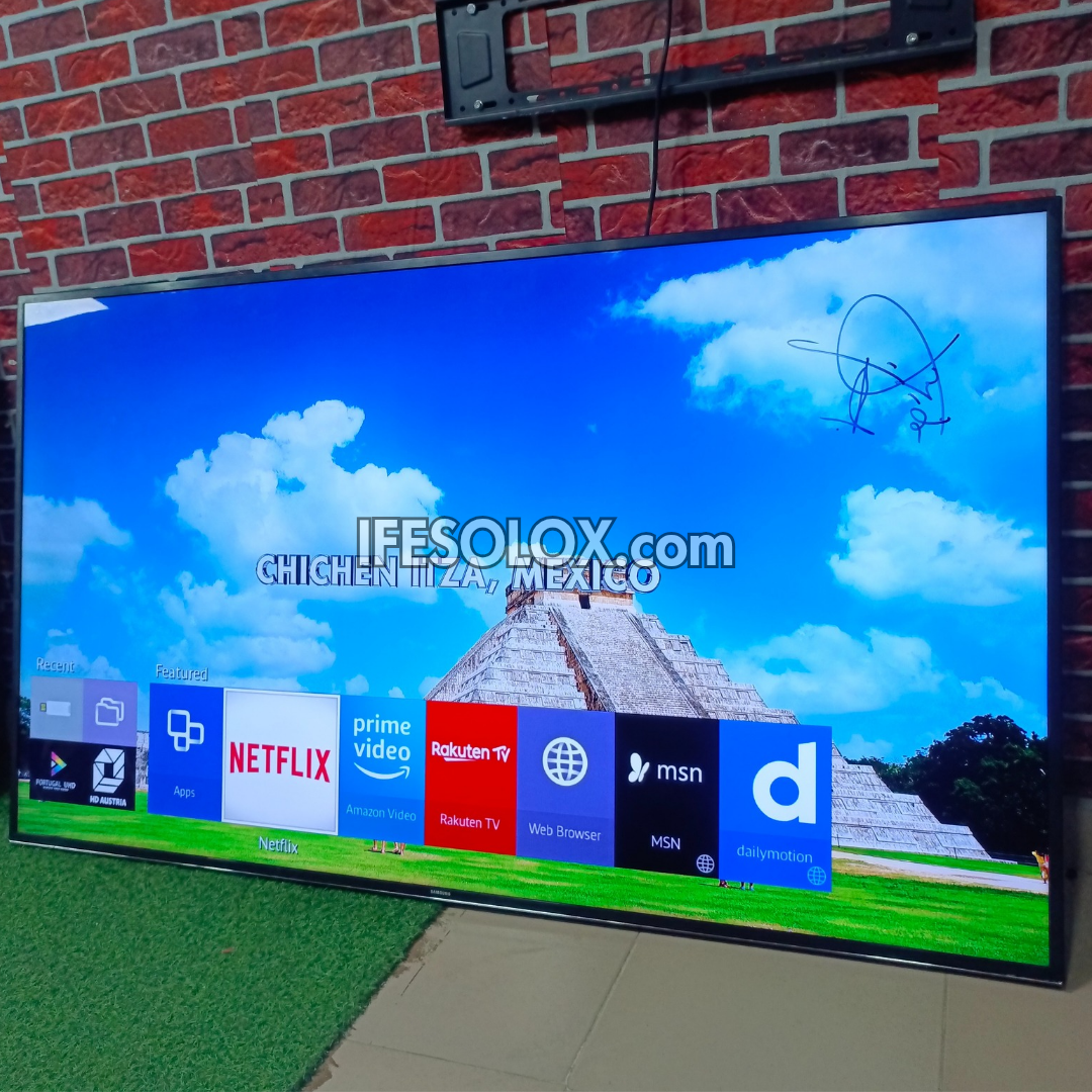 SAMSUNG 75 Inch UE75JU6400 Series 6 Smart 4K UHD HDR TV (Bluetooth, WiFi, Screen Mirroring) - UK Used