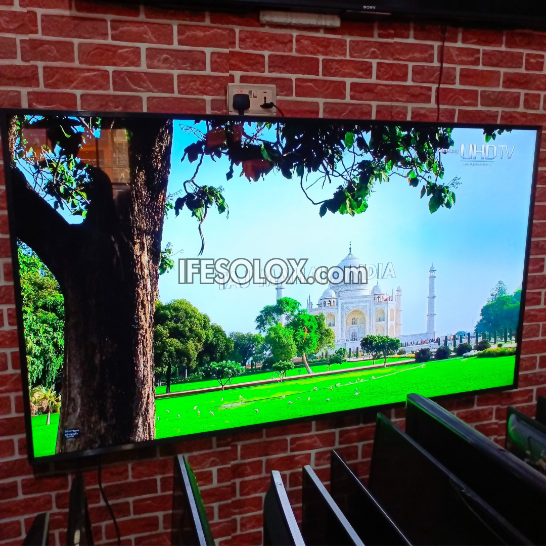 SAMSUNG 75 Inch UE75MU6100 Smart 4K UHD Active HDR LED TV (Bluetooth, WiFi, Screen Mirroring) - Foreign Used