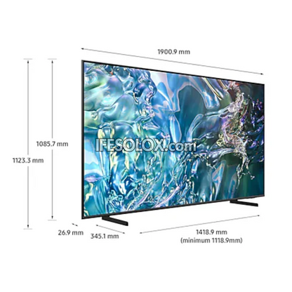 SAMSUNG 85 inch QLED QA85Q60D Quantum Dot Tizen Smart 4K AirSlim QLED TV (2024) with 1 Year Warranty - Brand New
