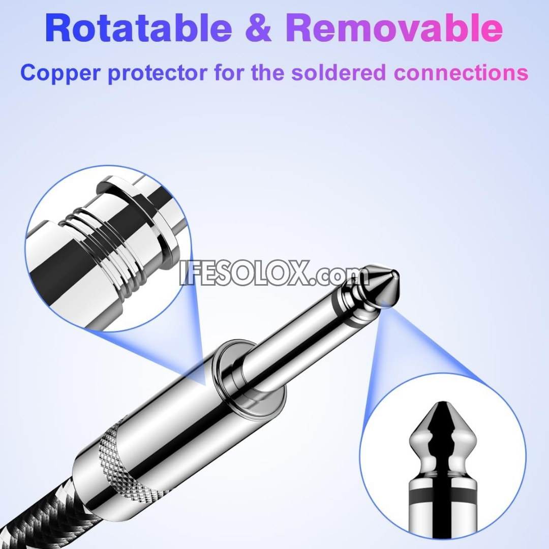 SLX 1/4 Quarter inch Straight-Straight Male TRS Instrument Cable with Extra Flexibility - Brand New 