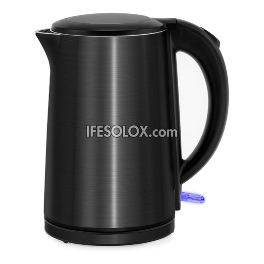 SLX EKST03 1.7-Liter Double-Wall Stainless Electric Kettle with Auto Shut-off and Boil-dry Protection - Brand New