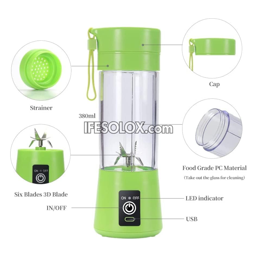 SLX HM-03 Portable Rechargeable Personal Juicer Blender for Juices, Spices and Vegetables - Brand New