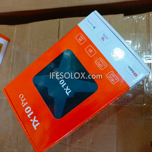SLX TX10 Pro androidTV 2GB/8GB Smart Android Box with Bluetooth, WiFi and Voice Control Remote - Brand New