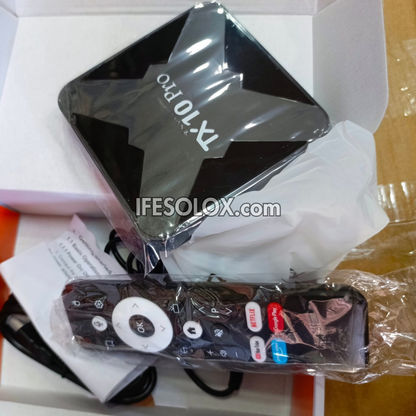 SLX TX10 Pro androidTV 2GB/8GB Smart Android Box with Bluetooth, WiFi and Voice Control Remote - Brand New