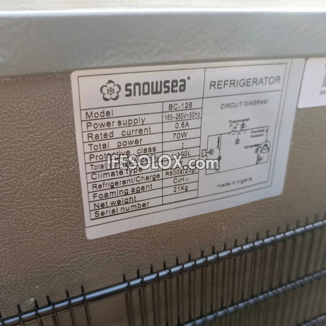 SNOWSEA BC-128 100 Liters Single Door Table-Top Refrigerator - Brand New