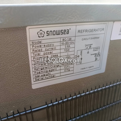 SNOWSEA BC-128 100 Liters Single Door Table-Top Refrigerator - Brand New