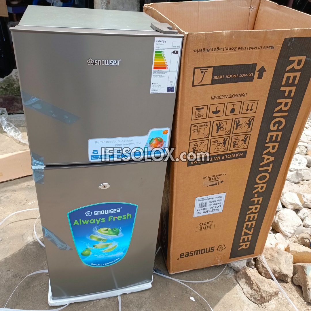 SNOWSEA BCD-166 150 Liters Double Door Top-freezer Refrigerator - Brand New