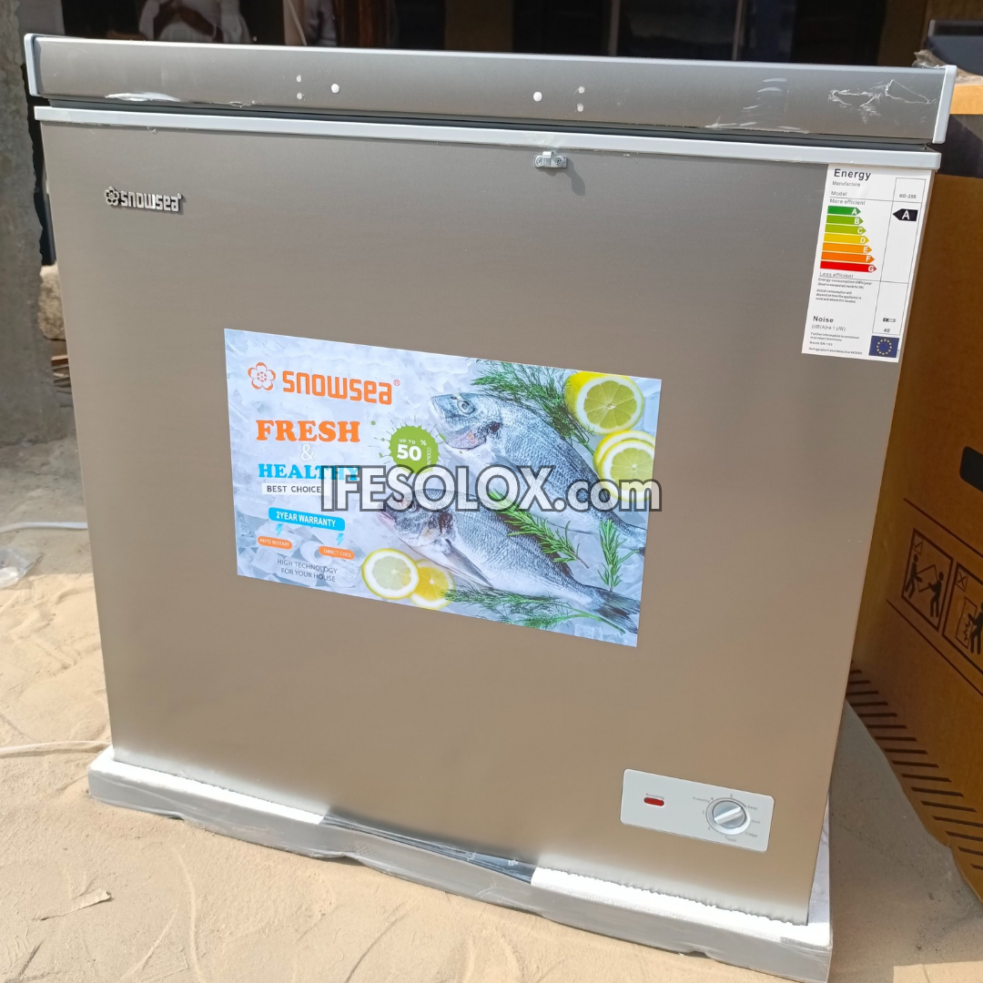 SNOWSEA BD-258G 170 Liters Chest Deep Freezer + Glass Door with 1 Year Warranty - Brand New