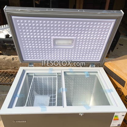 SNOWSEA BD-258G 170 Liters Chest Deep Freezer + Glass Door with 1 Year Warranty - Brand New