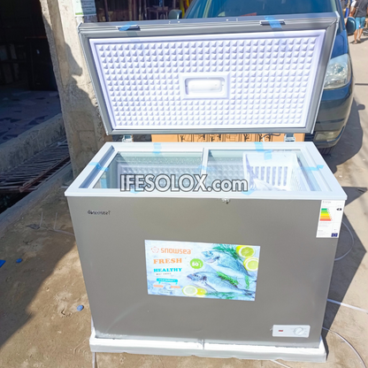 SNOWSEA BD-308 200 Liters Chest Deep Freezer + Glass Doors with 1 Year Warranty - Brand New
