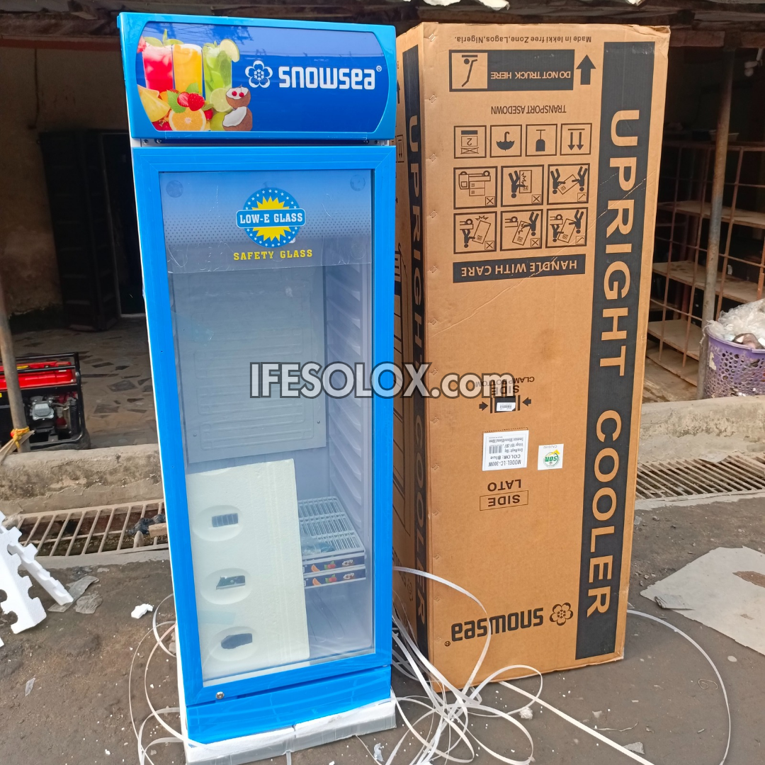 SNOWSEA LC-300 Single Door 300-Liters Showcase Beverage Upright Chiller - Brand New