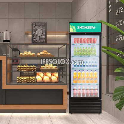 SNOWSEA LC-300 Single Door Showcase Beverage Chiller - Brand New