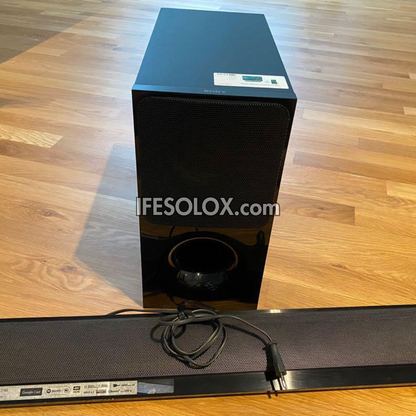SONY HT-CT790 2.1Ch 330W Ultra-Slim Bluetooth UHD 4K Sound Bar with Wireless Subwoofer and HDMI In/Out - Foreign Used