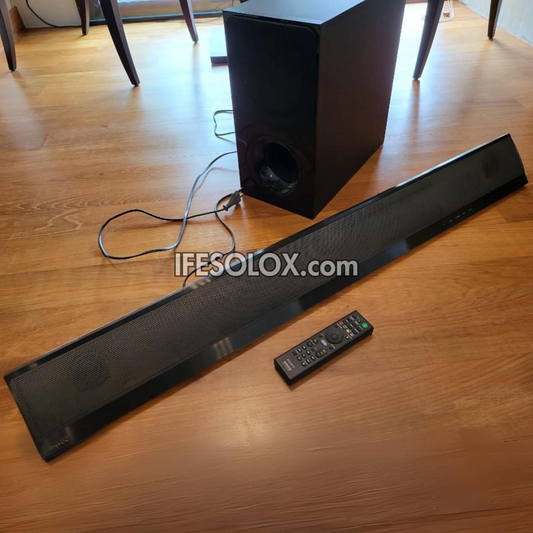 SONY HT-CT790 2.1Ch 330W Ultra-Slim Bluetooth UHD 4K Sound Bar with Wireless Subwoofer and HDMI In/Out - Foreign Used