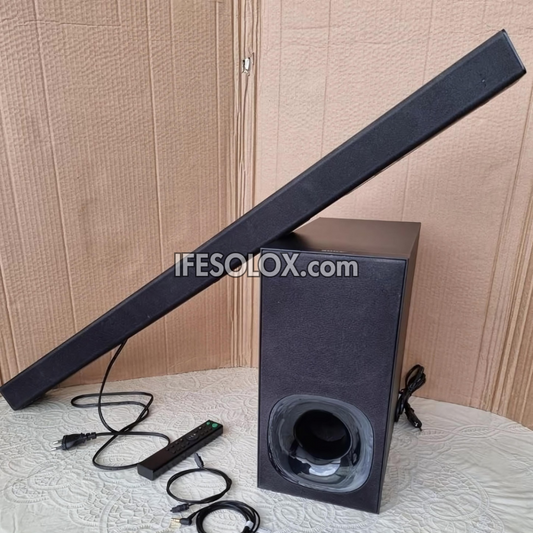SONY HT-CT180 2.1Ch 100W Compact Bluetooth Sound Bar with Wireless Subwoofer - Foreign Used 
