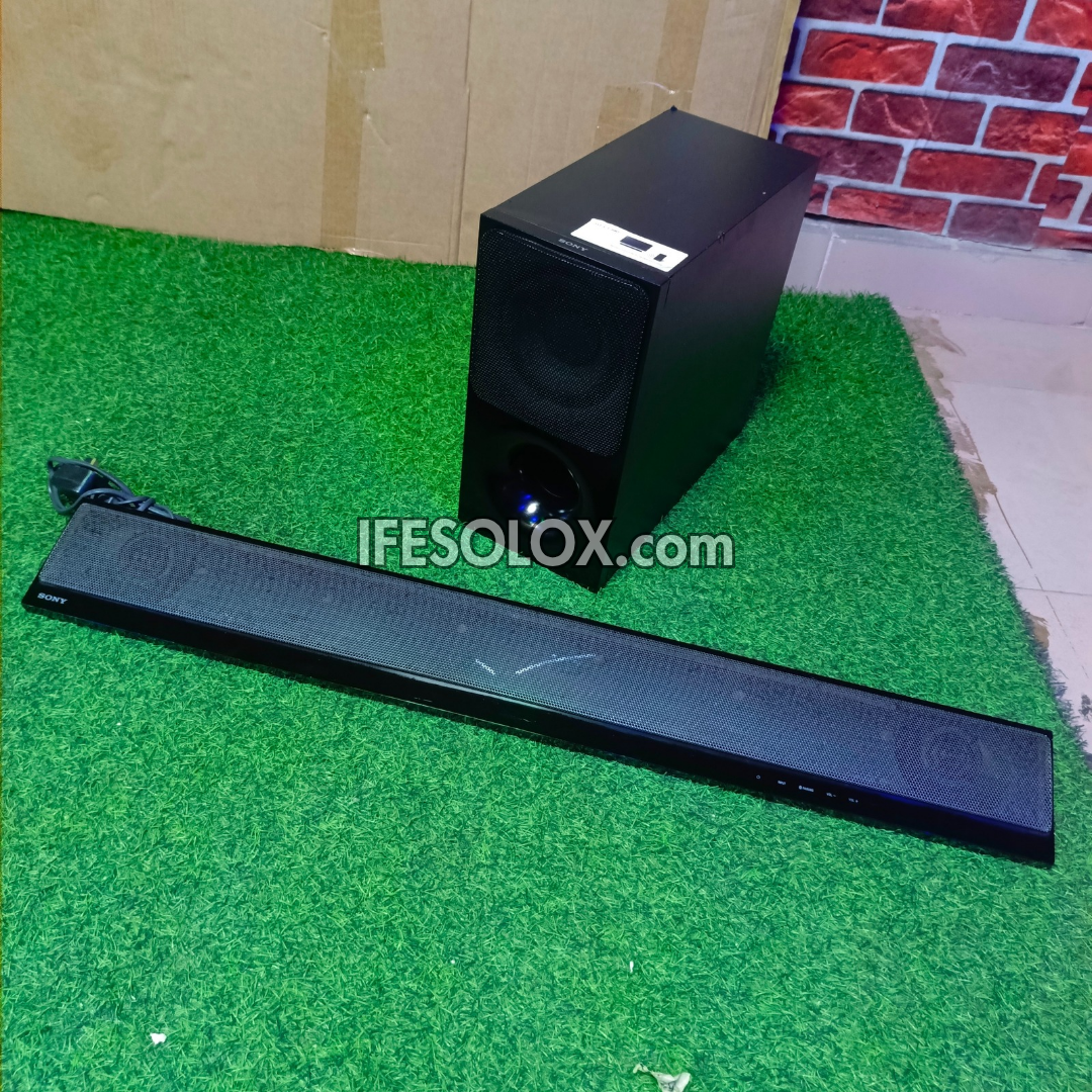 SONY HT-CT390 2.1Ch 300W Ultra-Slim Bluetooth Sound Bar with Wireless Subwoofer and HDMI Arc - Foreign Used