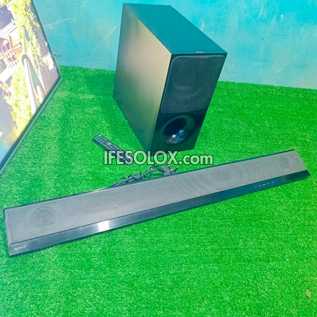 SONY HT-CT790 2.1Ch 330W Ultra-Slim Bluetooth UHD 4K Smart Sound Bar with Wireless Subwoofer (Screen Mirroring)- Foreign Used