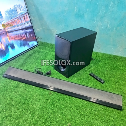 SONY HT-CT790 2.1Ch 330W Ultra-Slim Bluetooth UHD 4K Smart Sound Bar with Wireless Subwoofer (Screen Mirroring)- Foreign Used