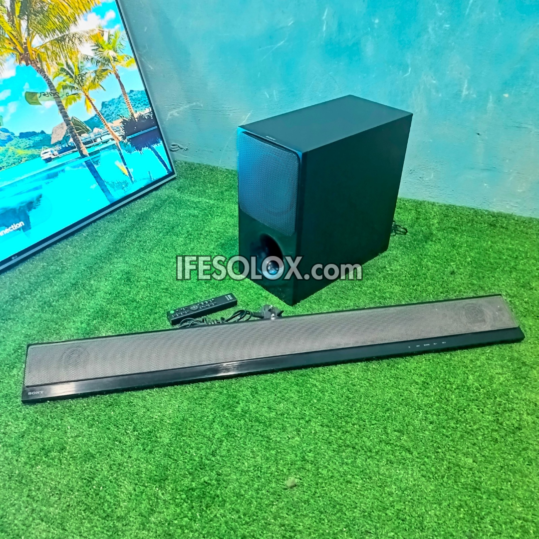 SONY HT-CT790 2.1Ch 330W Ultra-Slim Bluetooth UHD 4K Smart Sound Bar with Wireless Subwoofer (Screen Mirroring)- Foreign Used