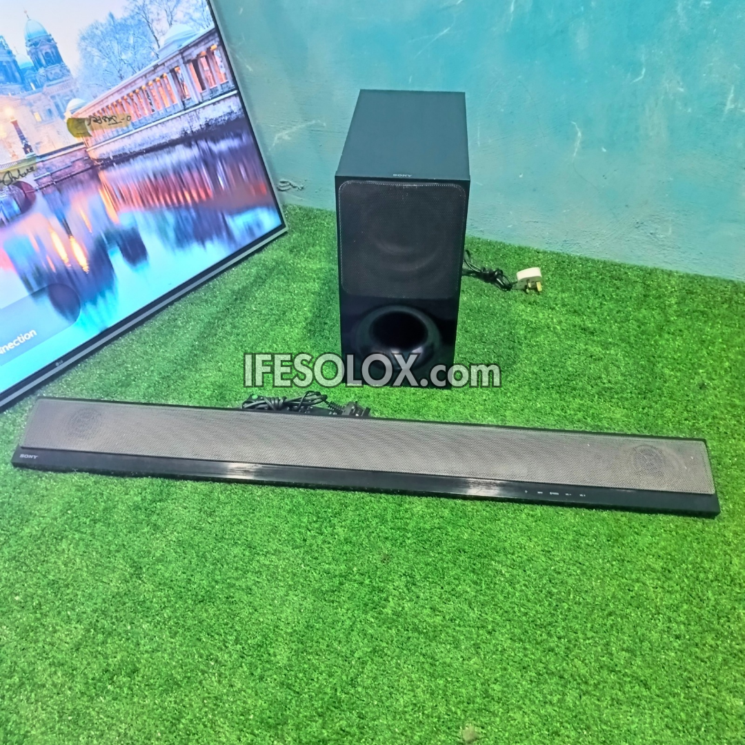 SONY HT-CT790 2.1Ch 330W Ultra-Slim Bluetooth UHD 4K Smart Sound Bar with Wireless Subwoofer (Screen Mirroring)- Foreign Used