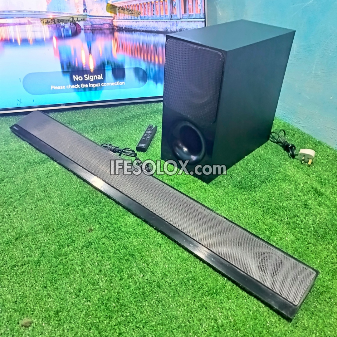 SONY HT-CT790 2.1Ch 330W Ultra-Slim Bluetooth UHD 4K Smart Sound Bar with Wireless Subwoofer (Screen Mirroring)- Foreign Used