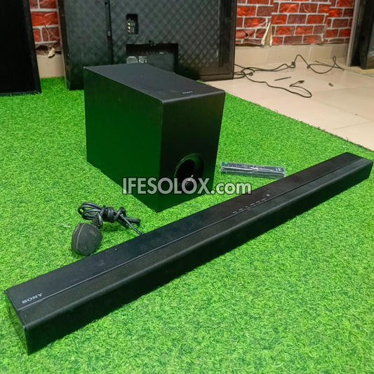 SONY HT-CT80 2.1Ch 80W Compact Bluetooth Sound Bar with Wired Subwoofer (Aux, Optical in, USB) - Foreign Used