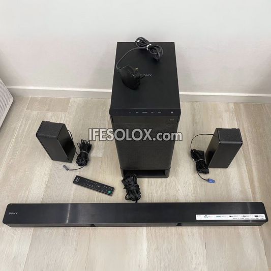 SONY HT-RT3 5.1Ch 600W Elegant Bluetooth Sound Bar with Wired Subwoofer and Rear speakers - Foreign Used