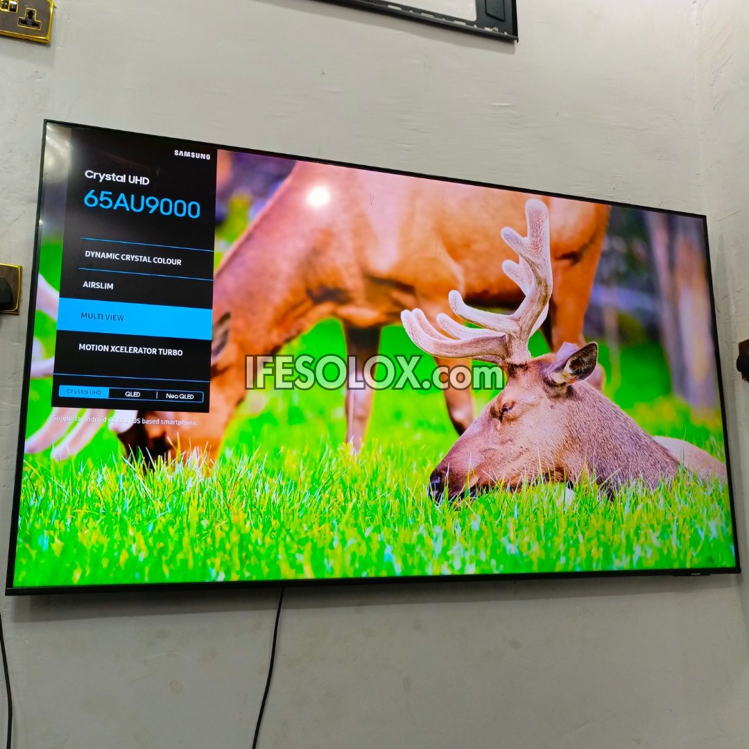 Samsung 65 inch 65AU9000 Series Ultra Slim 4K Crystal UHD Premium Smart TV - Foreign Used