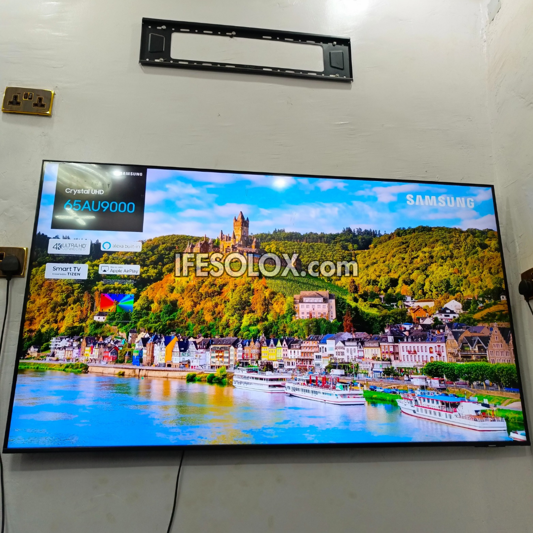 Samsung 65 inch 65AU9000 Series Ultra Slim 4K Crystal UHD Premium Smart TV - Foreign Used