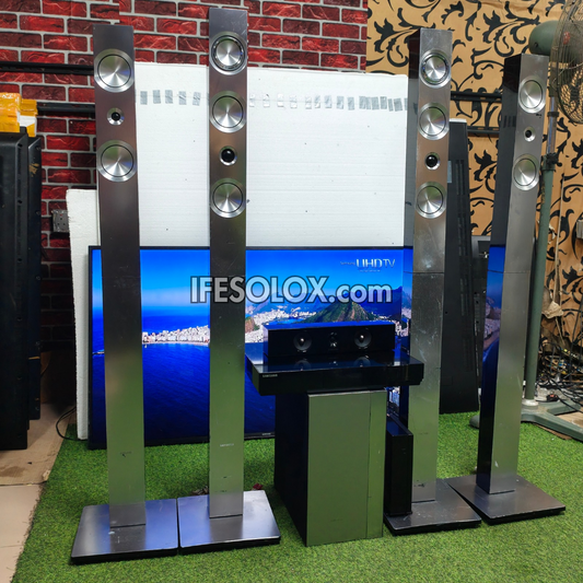Samsung BULB HT-E6730W 7.1Ch 1330watts Blu-ray 3D Smart Bluetooth Home Theater Complete Set with Wireless Rear Speakers - Foreign Used