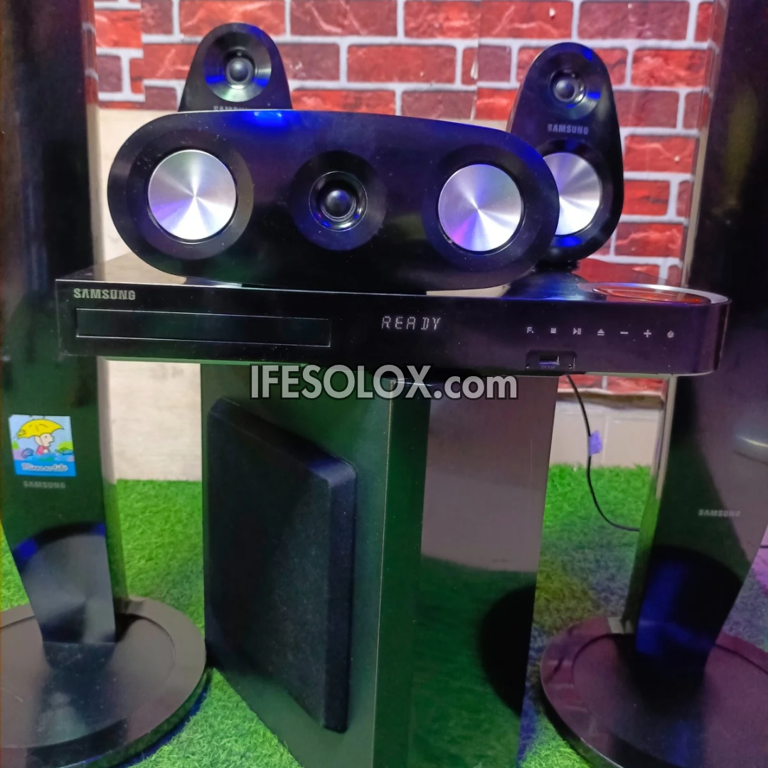 Samsung BULB HT-F6530 5.1Ch 1000watts Tallboy Blu-ray 3D Smart Bluetooth Home Theater Complete Set - Foreign Used