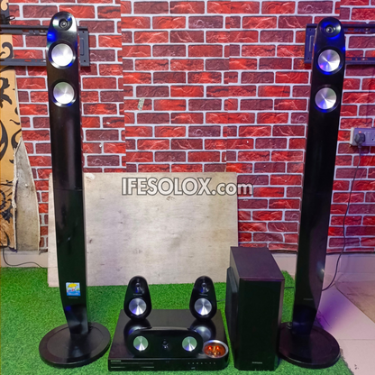 Samsung BULB HT-F6530 5.1Ch 1000watts Tallboy Blu-ray 3D Smart Bluetooth Home Theater Complete Set - Foreign Used