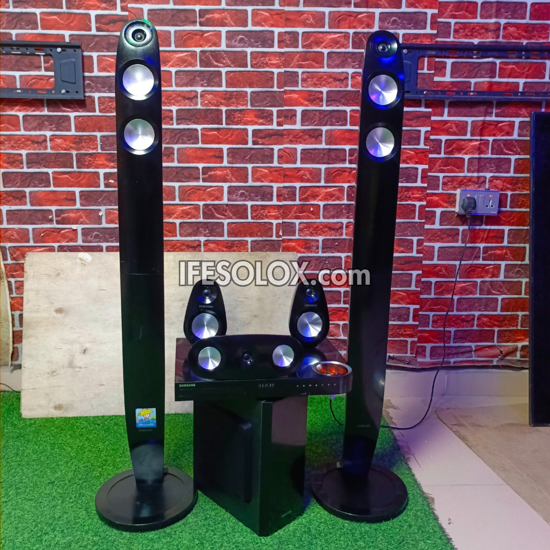 Samsung BULB HT-F6530 5.1Ch 1000watts Tallboy Blu-ray 3D Smart Bluetooth Home Theater Complete Set - Foreign Used