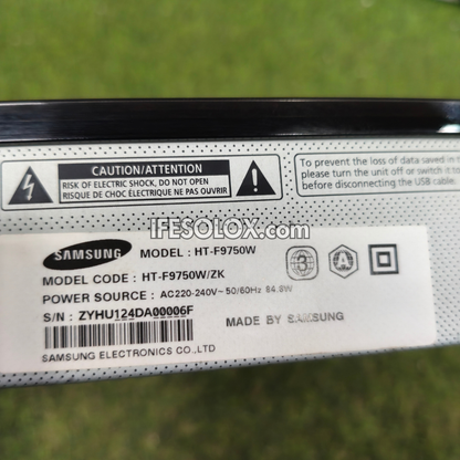 Samsung BULB HT-F9750W 5.1Ch 1330watts Blu-ray 3D Hybrid Vacuum Bluetooth Home Theater Machine Head - Foreign Used