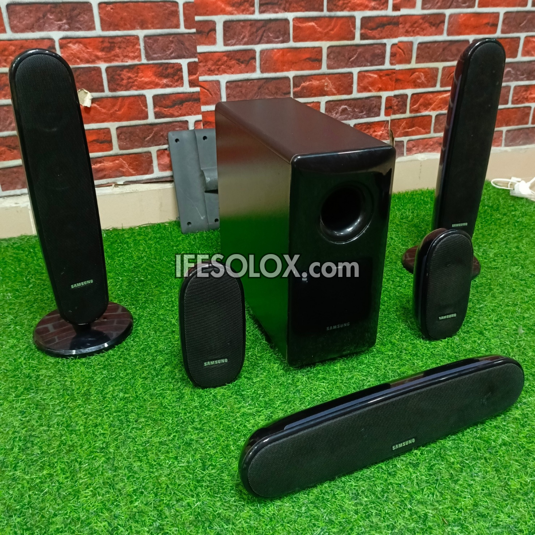 Samsung HT-XQ100 5.1Ch 600Watts DVD Home Theater Complete Set (USB, Aux, FM radio) - Foreign Used