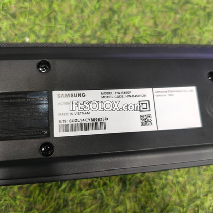 Samsung HW-B450F 2.1Ch 300W Bass Boost Bluetooth Sound Bar with Wireless Subwoofer - Brand New