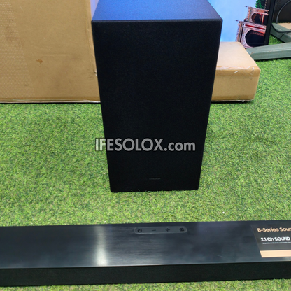 Samsung HW-B450F 2.1Ch 300W Bass Boost Bluetooth Sound Bar with Wireless Subwoofer - Brand New