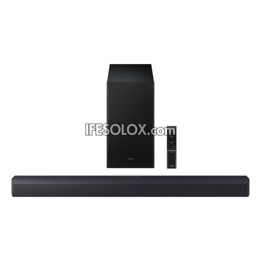 Samsung HW-B450F 2.1Ch 300W Bass Boost Bluetooth Sound Bar with Wireless Subwoofer - Brand New