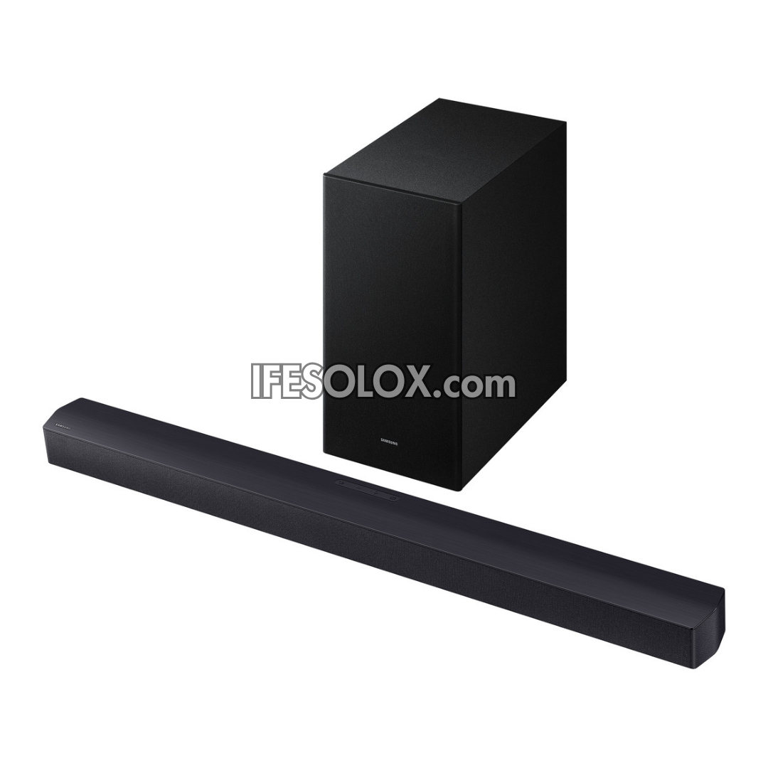 Samsung HW-B450F 2.1Ch 300W Bass Boost Bluetooth Sound Bar with Wireless Subwoofer - Brand New