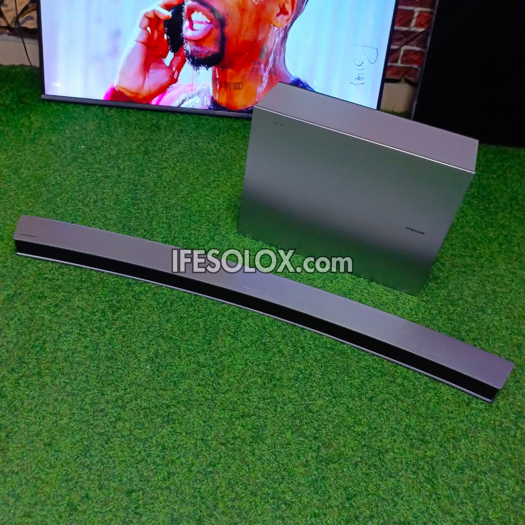 Samsung HW-J6501R 2.1Ch 320W 48" Curved Smart Sound Bar with Wireless Subwoofer (Bluetooth, Wi-Fi) - Foreign Used
