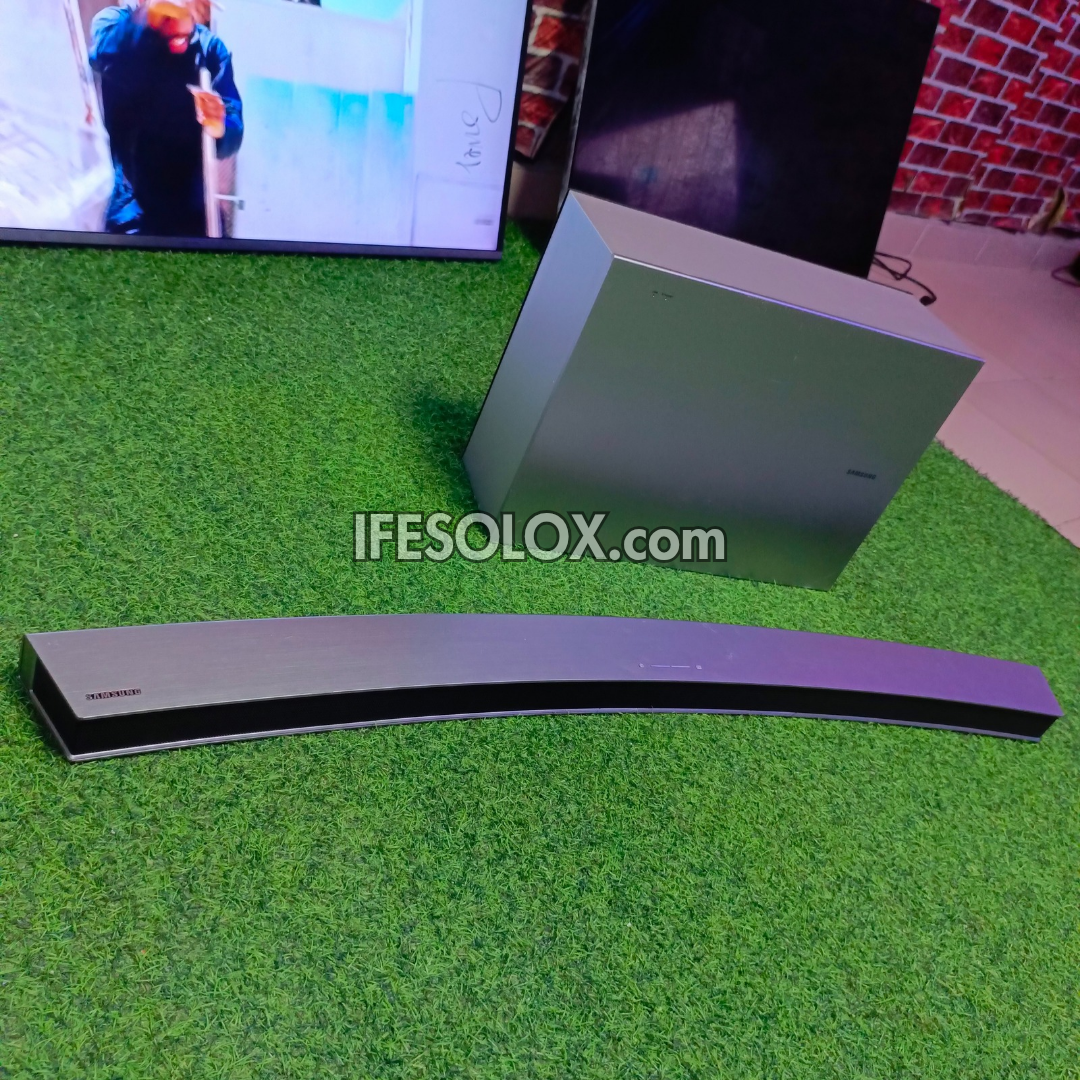 Samsung HW-J6501R 2.1Ch 320W 48" Curved Smart Sound Bar with Wireless Subwoofer (Bluetooth, Wi-Fi) - Foreign Used