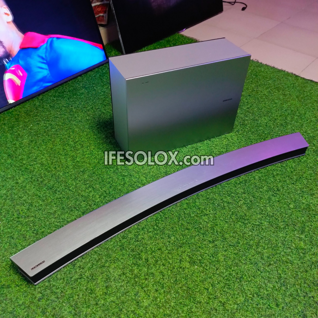 Samsung HW-J6501R 2.1Ch 320W 48" Curved Smart Sound Bar with Wireless Subwoofer (Bluetooth, Wi-Fi) - Foreign Used
