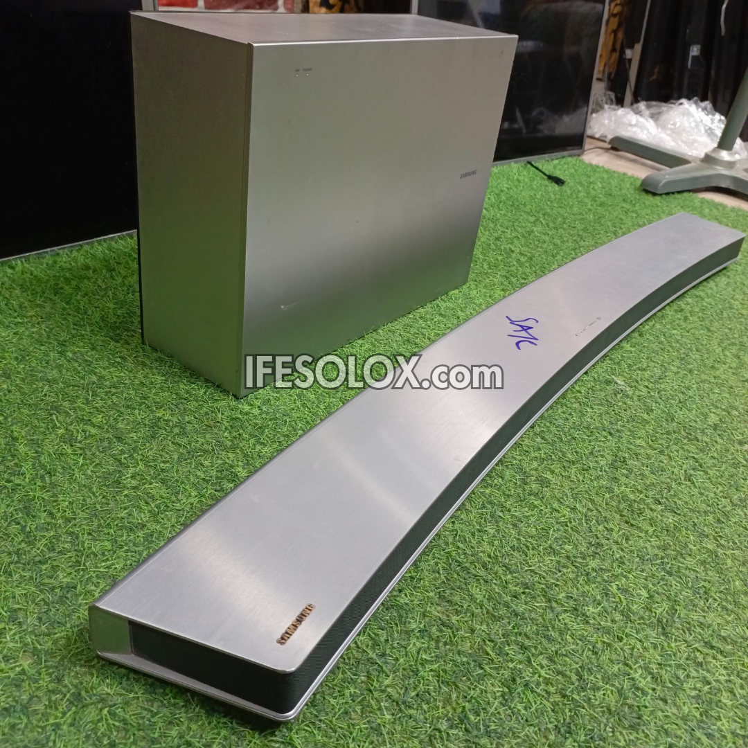 Samsung HW-J7501 2.1Ch 320W 55" Curved Smart Sound Bar with Wireless Subwoofer (Bluetooth, Wi-Fi) - Foreign Used