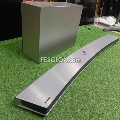 Samsung HW-J7501 2.1Ch 320W 55" Curved Smart Sound Bar with Wireless Subwoofer (Bluetooth, Wi-Fi) - Foreign Used