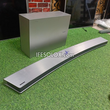 Samsung HW-J7501 2.1Ch 320W 55" Curved Smart Sound Bar with Wireless Subwoofer (Bluetooth, Wi-Fi) - Foreign Used