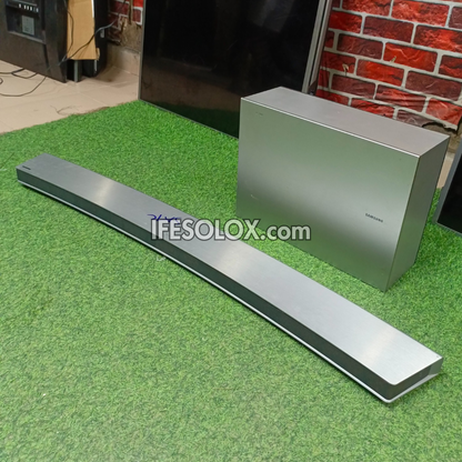 Samsung HW-J7501 2.1Ch 320W 55" Curved Smart Sound Bar with Wireless Subwoofer (Bluetooth, Wi-Fi) - Foreign Used