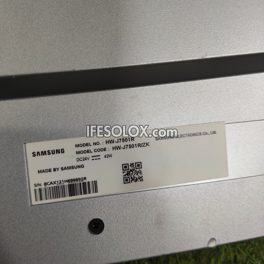 Samsung HW-J7501 2.1Ch 320W 55" Curved Smart Sound Bar with Wireless Subwoofer (Bluetooth, Wi-Fi) - Foreign Used