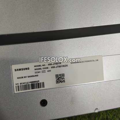 Samsung HW-J7501 2.1Ch 320W 55" Curved Smart Sound Bar with Wireless Subwoofer (Bluetooth, Wi-Fi) - Foreign Used